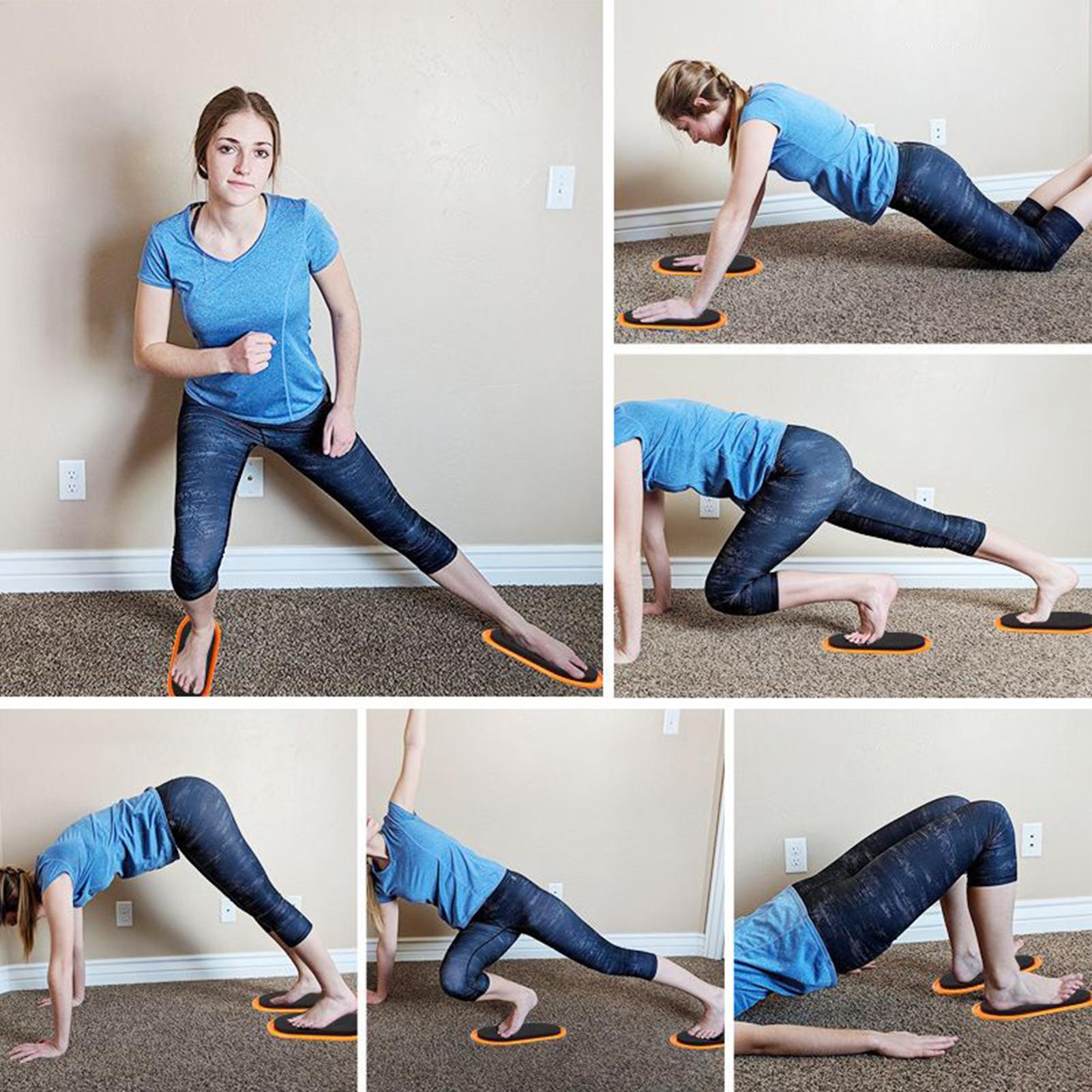 Workout Sliders Disc Oval Shap - Home Gym Routine review and price
