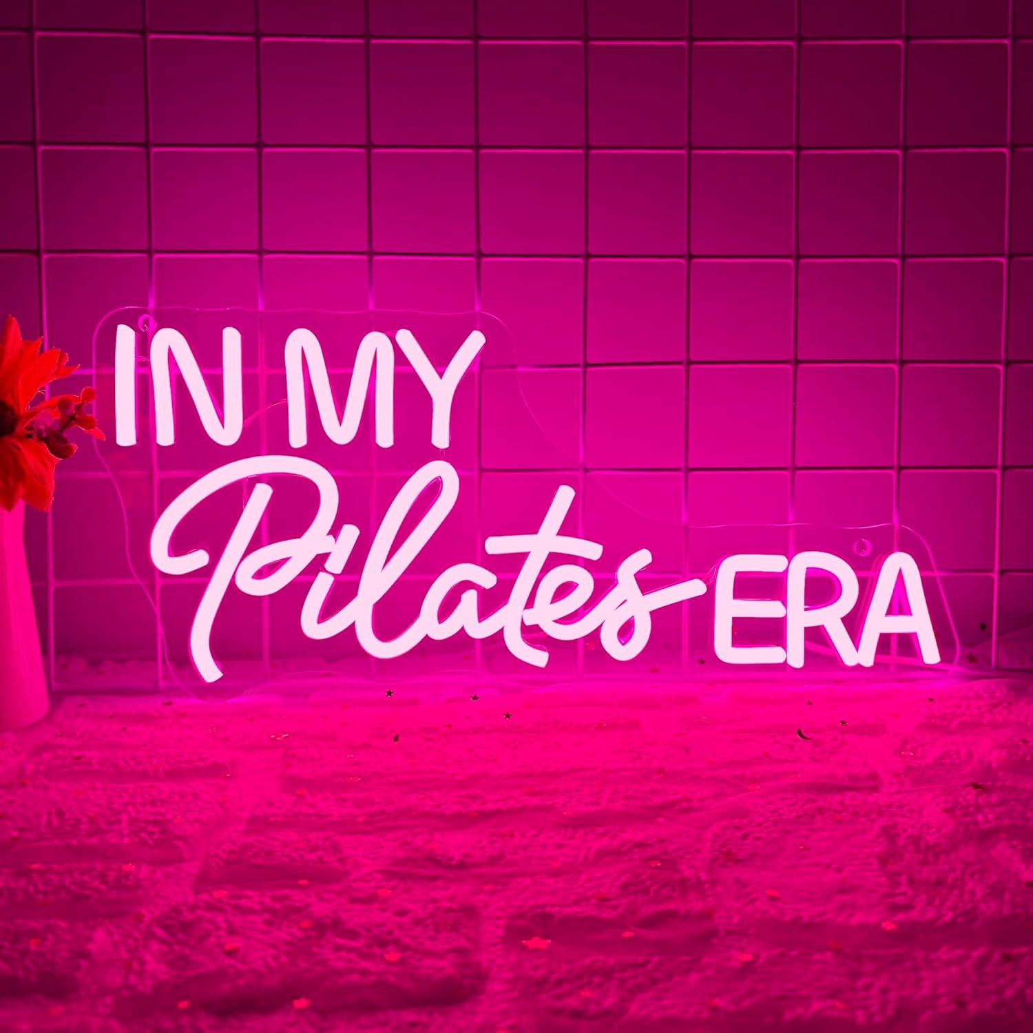 In My Pilates Era Neon Sign Di - Home Gym Neon Sign review and price