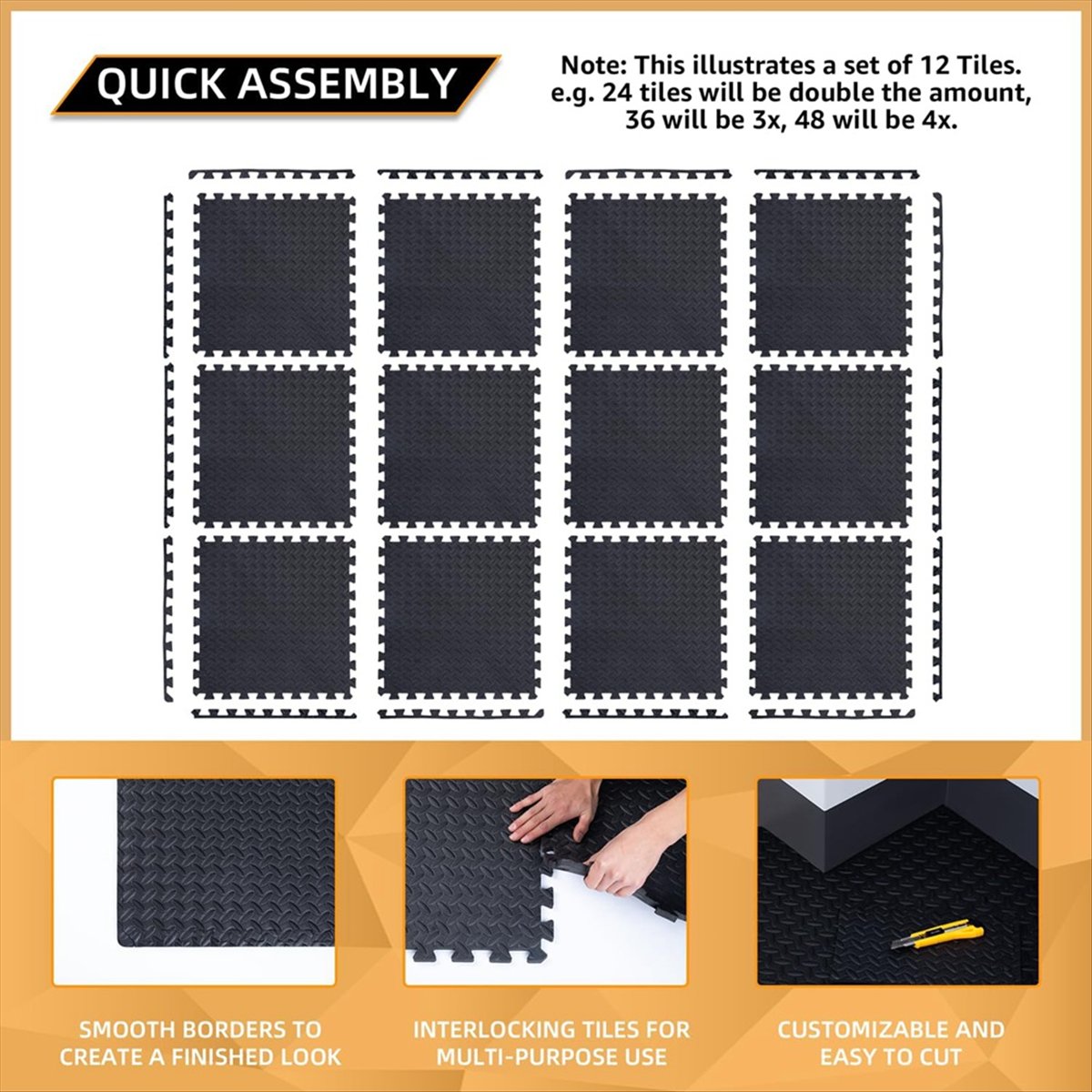 New arrival  12 Pack Floor Exe - Home Gym Yoga review and price