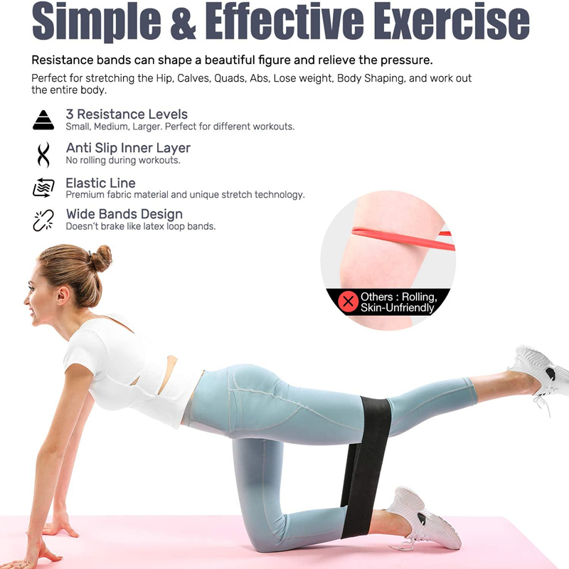 3PCS Women Men Fabric Resistan - Home Gym Routine review and price