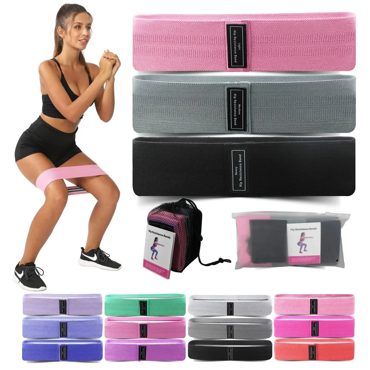 1/2/3PCS Elastic Bands Fitness - Leg Home Gym Workout review and price
