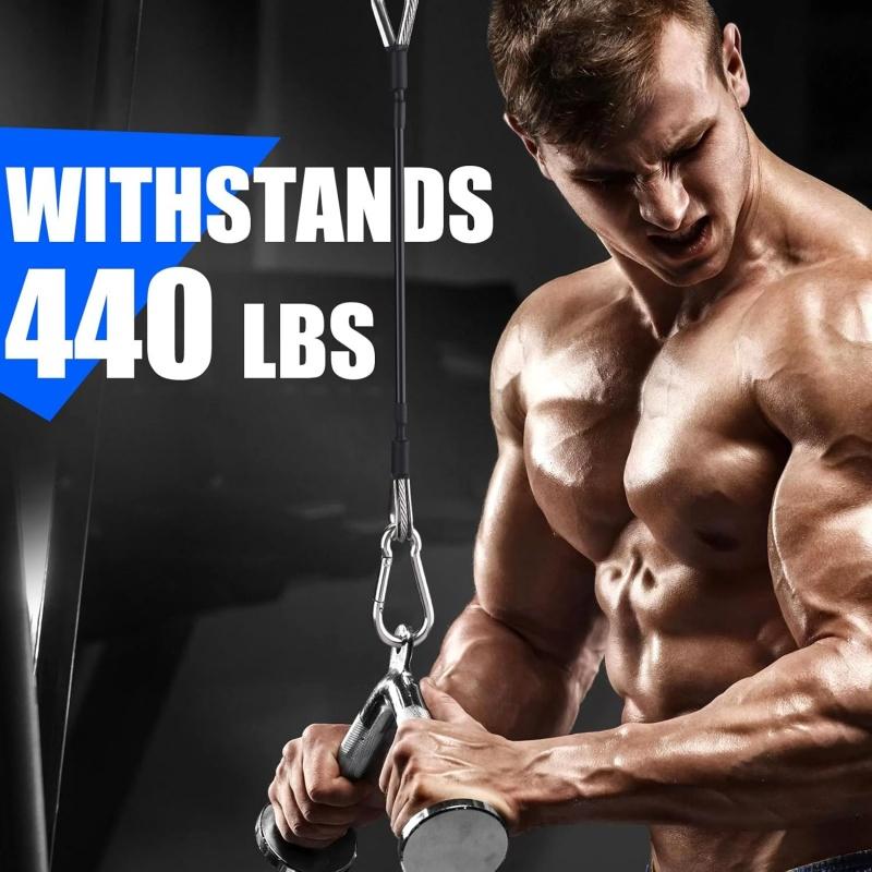 1/2Pcs Gym Cable Extension Com - Lat Pulldown Cable review and price